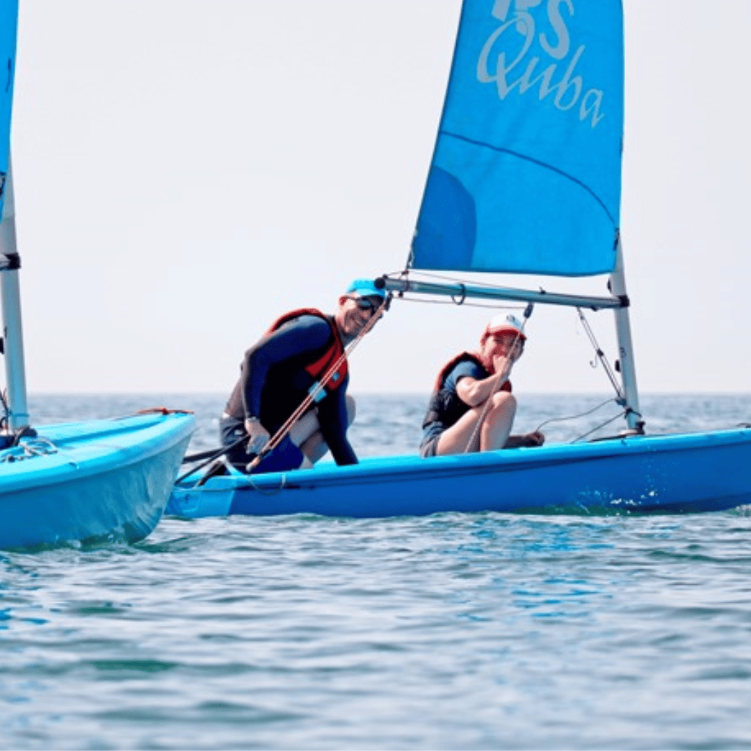 Sailing course at Barcelona Beach Camp